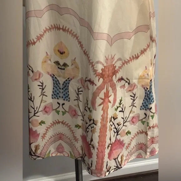 Cider “Made With Love” Boho Chic 3/4 Sleeve Midi Dress NWT PTP 19” - Picture 2 of 9